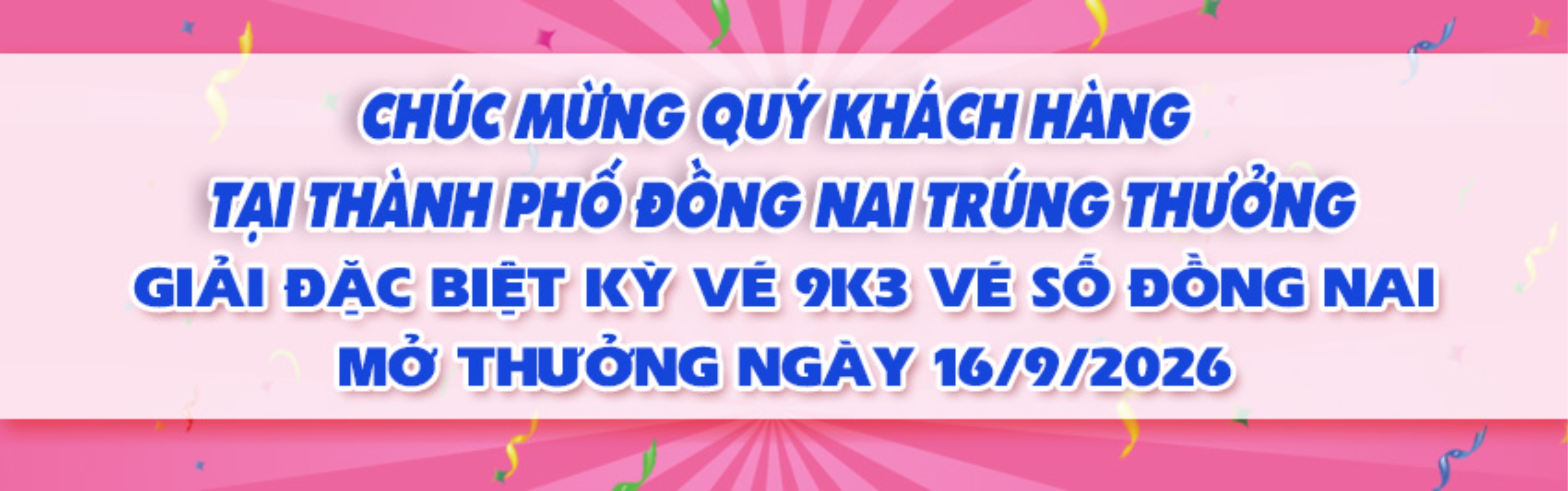 Thông tin trúng thưởng Đồng Nai ngày 23/09/2026